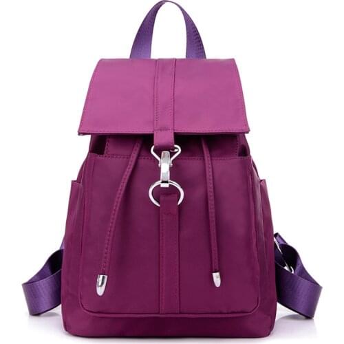 Women Nylon Printing Backpacks teenage backpacks for girls Laptop Schoolbag for teenagers school bag mochila feminina