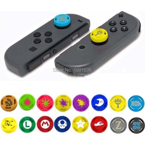 Silicone Analog Thumb Stick Grips Caps for Nintend Switch NS JoyCon Controller Sticks Cap Skin for Joy Con Cover
