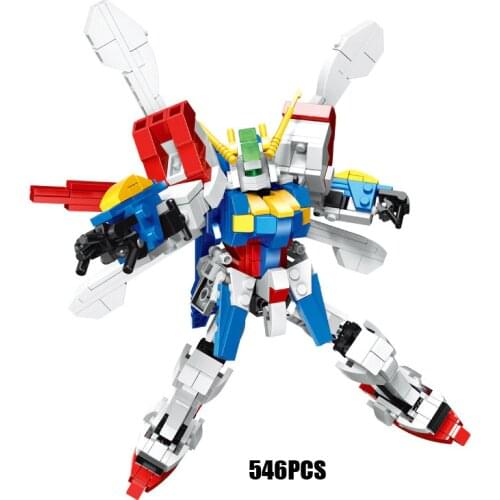 Super robot war mech Mobile Fighter G Gundam God building block Domon Kash figures assemable model bricks toys collection