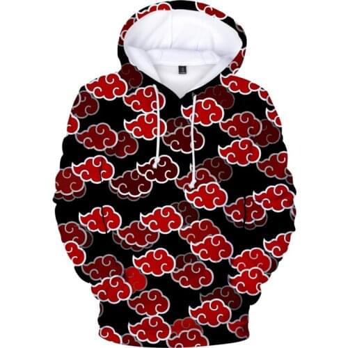 3D Ninja Red Clouds Hoodie Sweatshirts Men Women Pullover Harajuku Tracksuit 2021 Mens Hoodie Streetwear Oversized Clothes male