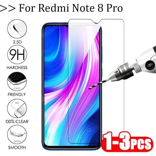 1-3Pcs Tempered Glass For Redmi Note 8 Pro Screen Protector For Redmi Note 8 Protective Glass For Xiaomi Redmi Note 8T 8 8a glas