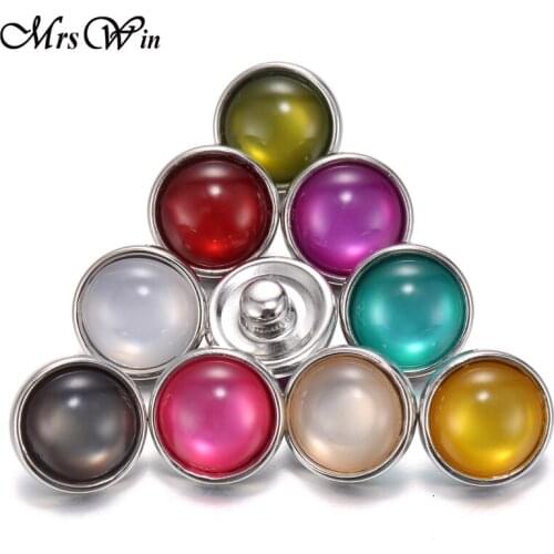 10pcs/lot Mixed Glass 12mm Snap Jewelry Cameo Cats Eyes Stone Snap Fit buttons Earrings Snap Bracelets