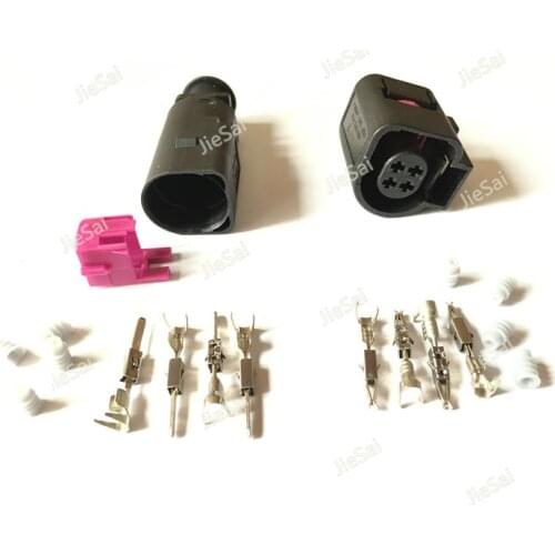 4 Pin 4 Way Automotive Connector 1.5mm Timer Sealed Female And Male Connector Assembly 13602943 For VW