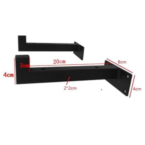 4 Metal Shelf Brackets Scaffold Board Industrial Style Decoration 22cm 32cm
