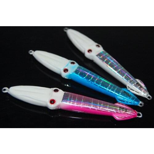 Fishing Deep sea Metal Jig Jigging Spoon Lure Jigbait spoon Hook Spinner baits 150g 200g 300g 400g 500g Free shipping