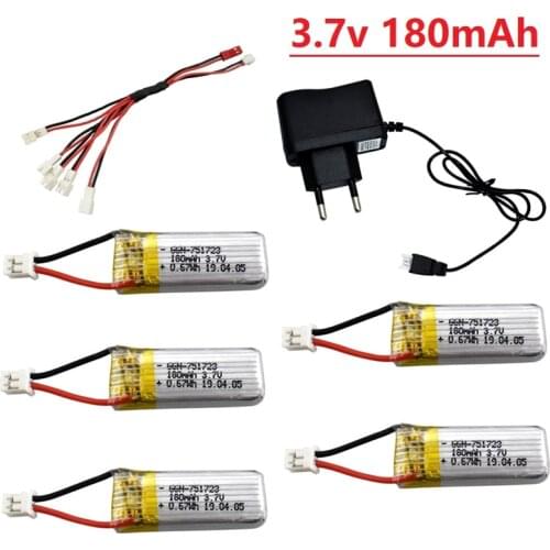 Original 3.7V 180mAh Battery For A20 A20W Drone 3.7V 180mAh Lipo Battery RC Quadcopter Spare Parts For A20 A20W Drone Battery