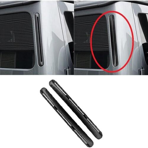 Carbon Fiber Car Accessories Window "C" Pillar Cover Trim Fit For Mercedes BENZ G class W463A W464 G500 G550 G63 2019-2021