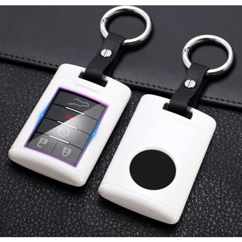 New ABS Remote Smart Key Cover Case Shell Fob For Chevrolet C7 Corvette for Cadillac CTS ATS 28T CTS-V XTS DTS Auto Accessories