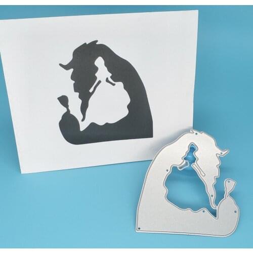 Cheongsam, wedding dress girl decoration metal cutting mold scrapbook paper craft knife mold blade punching mold