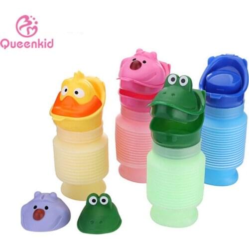Baby travel male baby child urinal car portable urinal cartoon urine bucket with urinal urinal