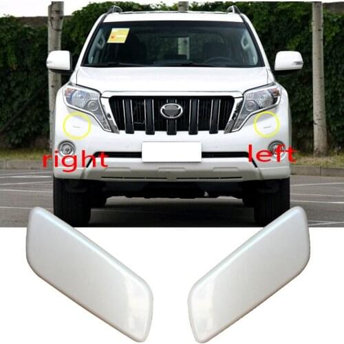 For Toyota Land Cruiser Prado FJ150 2014-2017 Factory style white Washer Headlight cleaning cover cap Car accessories 1pcs