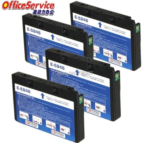 4X NEW compatible Ink Cartridge T5846 suit For Epson PictureMate 200 240 260 280 290 inkjet printer