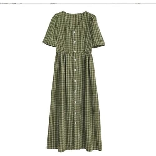 Summer Girl V-neck Short Sleeve Pink Green Sailor Collar Dresses School Uniform Girls Preppy Cute Tie Short Sleeve Casual Dress