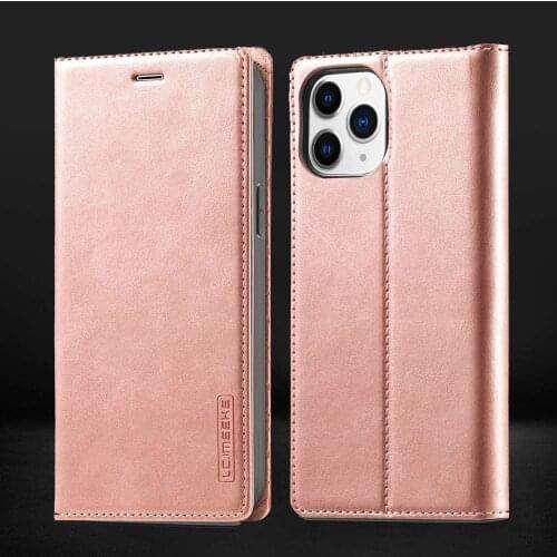 Magnetic Case For Iphone XS 11 12 Pro Max Case For X XR 12 Mini Cover PU Leather Etui Coque For Iphone 11 12 Cases Silky Fundas