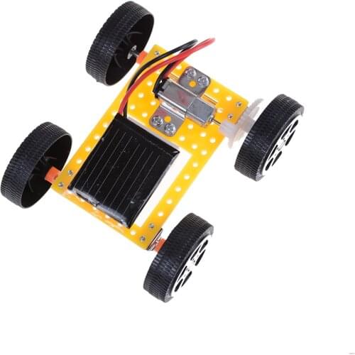 DIY Assembled Energy Solar Mini Science Experiment Solar Car Toys for Children Educational Toys Powered Toy Car Robot Kit Set