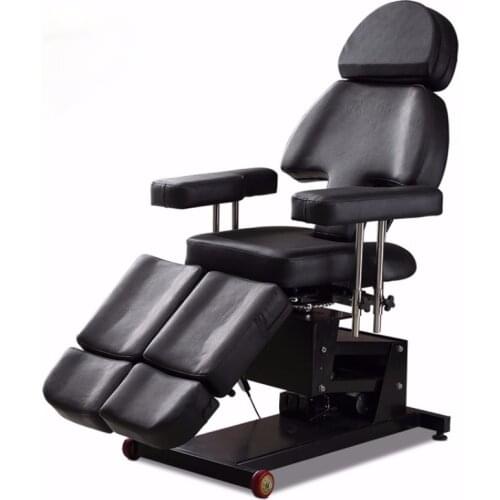 Multifunctional Beauty Bed Full Back Recliner Leg Lift Electric Tattoo Bed