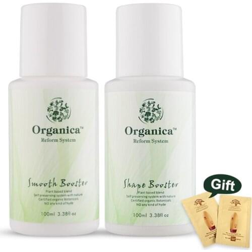 Natural Organica Smell Jasmine fragrance 100ml Purifying Hair Shampoo+100ml Smooth Booster Hydrolyzed Keratin Hair Treatment Set