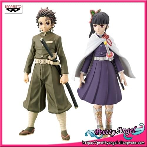 Genuine Banpresto Kimetsu no Yaiba vol.7 Demon Slayer Tanjiro Kamado Special Color ver. Kanao Tsuyuri Collection Figures