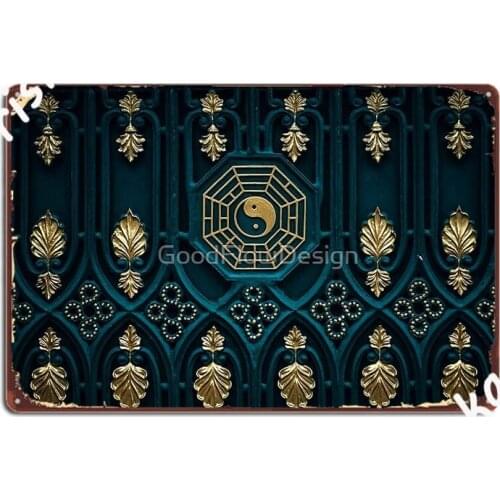 Mindful Home Decor Yin And Yang Opposites And One Ness A Non Duality Symbol Metal Sign Mural Painting Printing Pub Garage