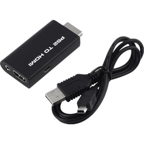 Portable PS2 to HDMI Audio Video Converter Adapter AV HDMI Cable For SONY PlayStation 2 Plug And Play Parts