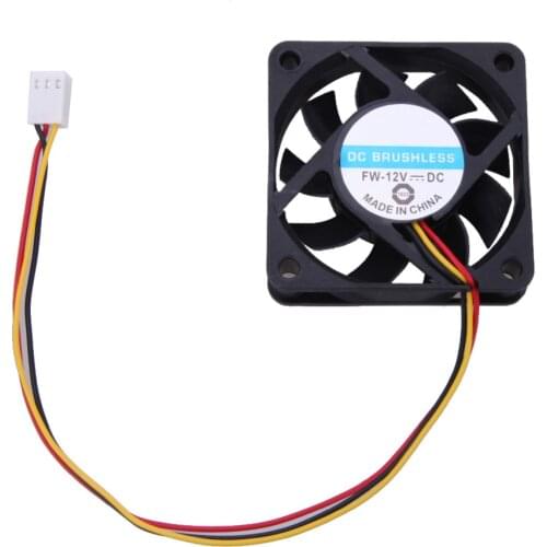 12V DC 6cm PC Cooling Portable Fan Ball Bearing 3 Pin Connector For P4 For PC CPU