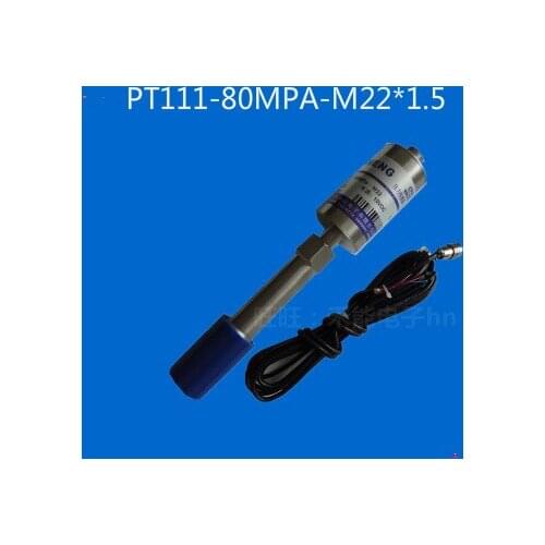 Straight rod type digital pressure metal sensor, PT111-80MPA-M22*1.5