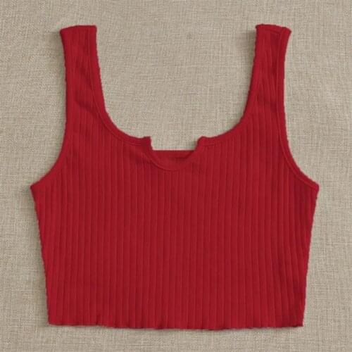 O Neck Sleeveless Solid Summer Crop Top White Women Black Casual Basic T Shirt Camis Sexy Backless Tank Top Knit Short Vest