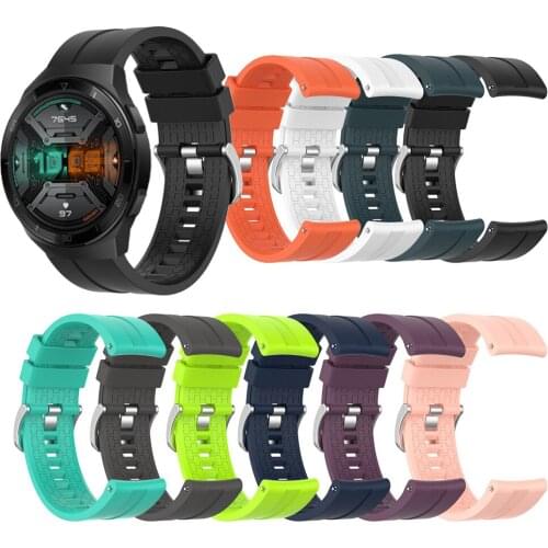 Silicone Watch Strap For Huawei Watch GT 2e Bracelet Band Sport Wrist Strap For Huawei GT2 / GT 46mm Wristband For Honor Magic 2