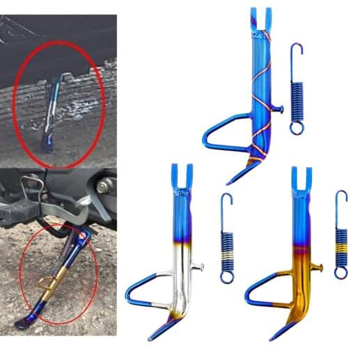 Universal CNC Motorcycle Kickstand Side Stand Support Leg Prop Post