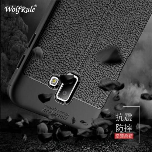 WolfRule For Samsung Galaxy J6 Prime Cover Shockproof Luxury Leather TPU Back Case For Samsung Galaxy J6 Prime Fundas J6 Plus