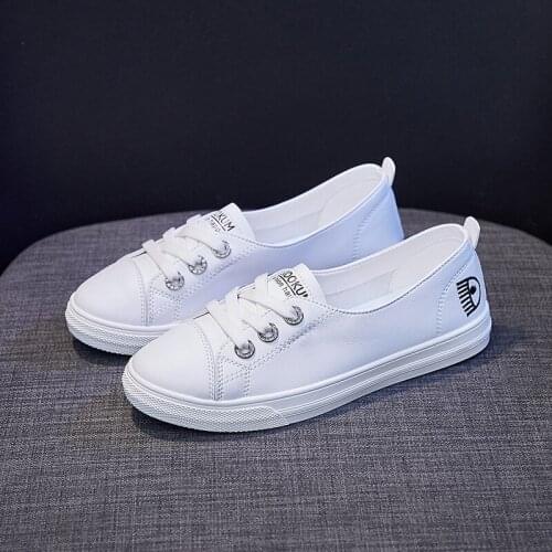 High Quality Spring Designer Vulcanized Shoes White Flat Platform Sneakers Women Shoes Casual Leather Female Shoes Woman