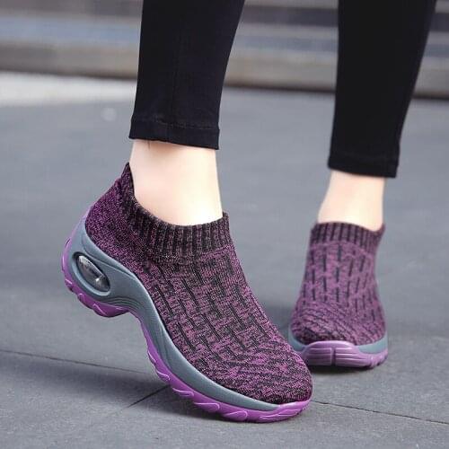 Womens Air Cushion Sport Shoes Female Brand Sneakers Woman Running Shoes Breathable Antislip Light Size 35-42 Zapatillas Mujer