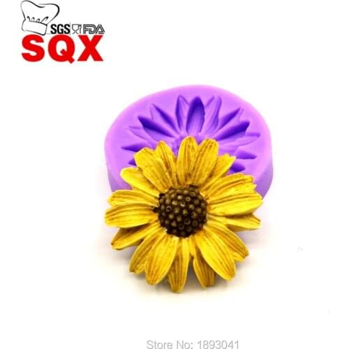 1Pc Exquisite Quality DIY Chrysanthemum Flower Cake Molds Fondant Silicone Molds Candy Molds Kitchen Accessories LH37