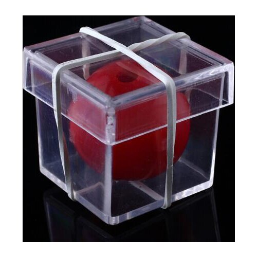 10 pcs/lot New Amazing Funny Ball Through Box Illusion Magic Puzzle Magician Trick Game,Magia Toys,Joke,Classic Magie
