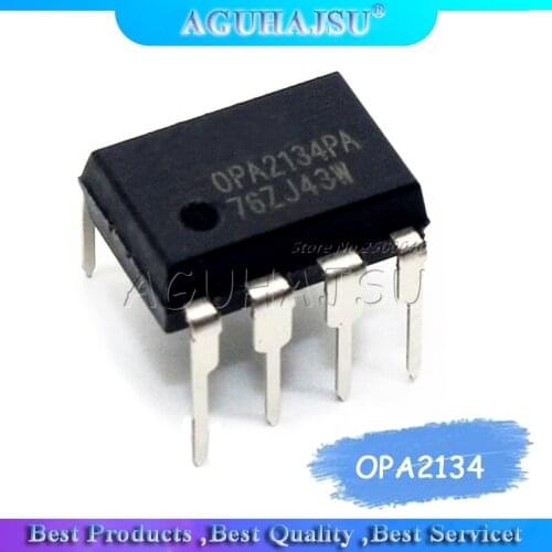 5PCS OPA2134 DIP8 OPA2134PA High Performance AUDIO OPERATIONAL AMPLIFIERS IC best quality
