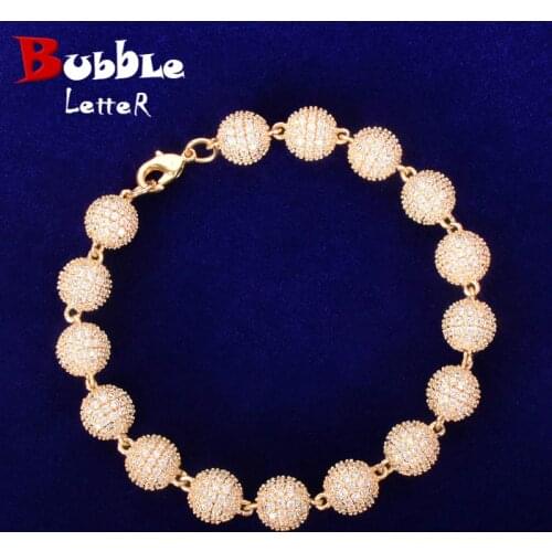 Bubble letter Bead Bracelets