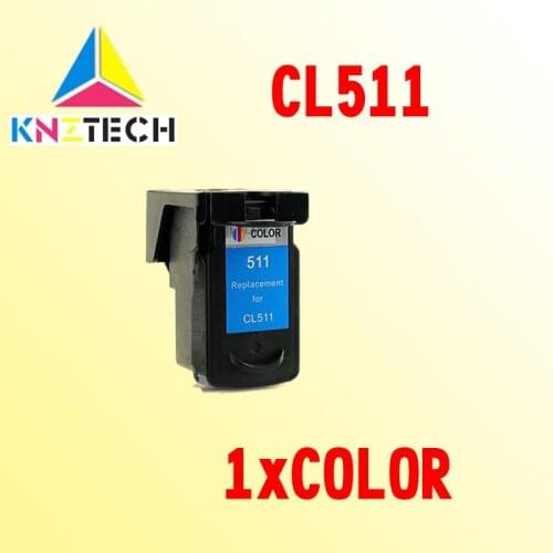 CL511 ink cartridge compatible for CANON CL 511 CL-511 CL511XL PIXMA MP230 240 250 260 270 280 282 480 490 495 MP499
