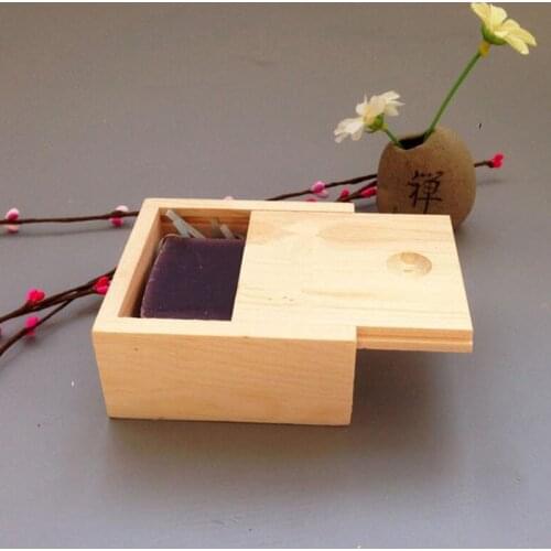 Candy Case Storage Box Natural Color Handmade Jewelry Storage Box Soap Packaging Wooden Box Wood Ring Organizer Crafts Case