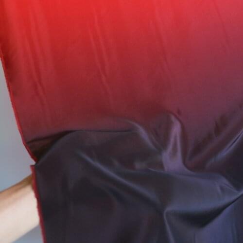 100cm*120cm dancing dress material red black ombre fabric koshibo thick chiffon glossy