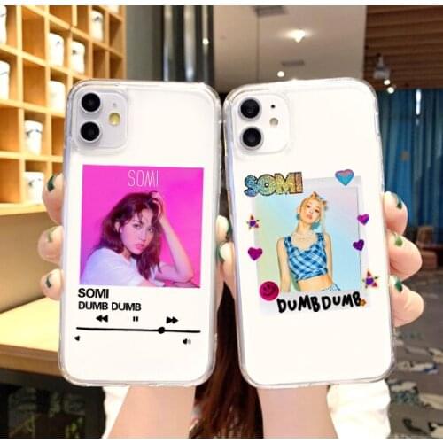 SoMi new song DUMB DUMB phone Case For iPhone 11 12 Pro XS MAX XR X 7 8 6Plus SE 2021 Soft Silicone Phone Cover Bag