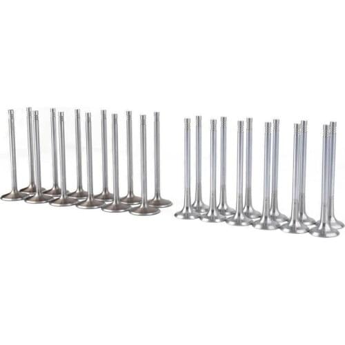 NEW 06D 109 611 H 16Pcs Engine Intake Exhaust Valve Kit For A udi A4 S4 A6 Q5 Q7 3.0TFSI 06E 109 601 E 06D109611H 06E109601E