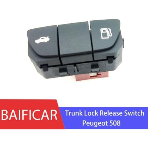 Baificar Brand New Genuine Rear Trunk Lock Release Switch Luggage Fuel Tank Sensor For Peugeot 508