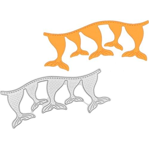 Julyarts Fish Embossing Folder Scrapbook Album Diy Scrapbooking Photo Album Decorative Embossing PaperCard Crafts Die