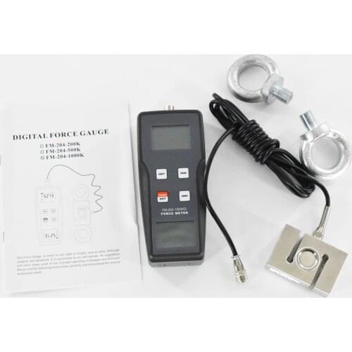 Pull and push dynamometer Tester 9800N Digital Force Gauge FM-204-1000K N,kg,lb