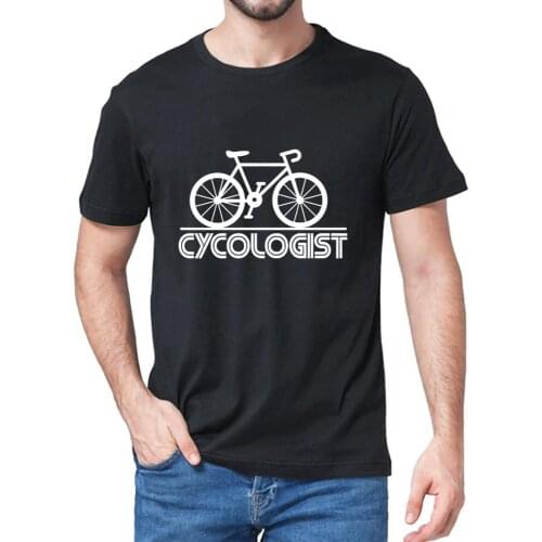 Unisex 100% Cotton Cycologist with Bike Funny Bicycle Fanatic Cyclist Bike Rider Mens T-Shirt Funny Women Soft Tee Sweatshirts