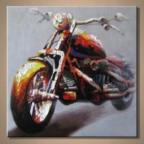 Modern Wall Pictures on Canvas Hot Motorbike Oil Painting Art Pictures Modern Wall Art Abstract art oil Painting Room home Decor