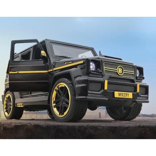 TAKARA TOMY 1:24 Model Car Boy Sound Light Toy Car Childrens Toy Gift Collection with Acousto-optic Return Force Benz G65