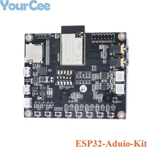 ESP32-Audio-Kit ESP32 Aduio Development Board WiFi Module Low Power Dual-core with ESP32-A1S 8M PSRAM Serial to WiFi ESP32-Audio