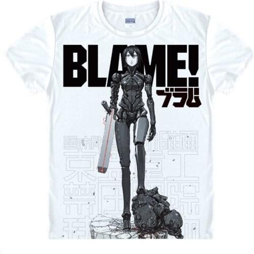 Blame! T-Shirt Kirii Shirt custom t shirts Anime Cartoon Gift Kawaii Clothes printed t shirts Anime cute childrens clothing a