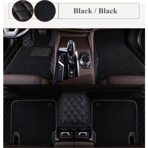 High quality! Custom special car floor mats for Porsche Cayenne 2017-2011 waterproof double layers carpets rugs for Cayenne 2016